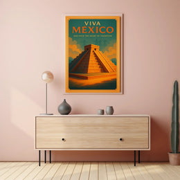 Viva México Discover the Heart of Tradition Poster PosterGoat
