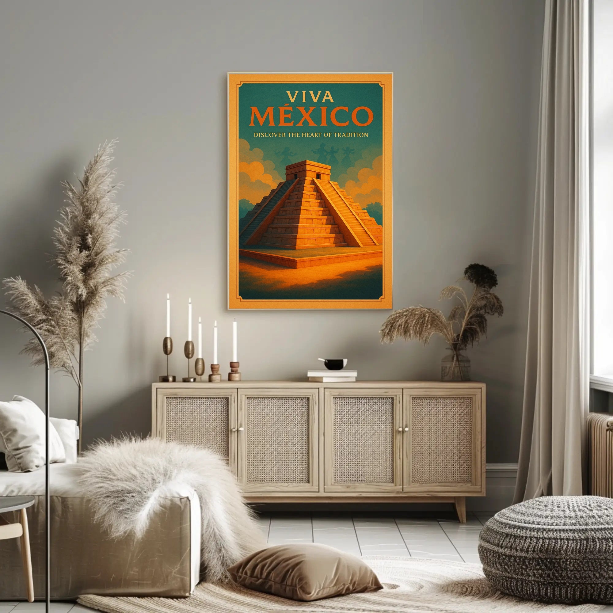 Viva México Discover the Heart of Tradition Poster PosterGoat