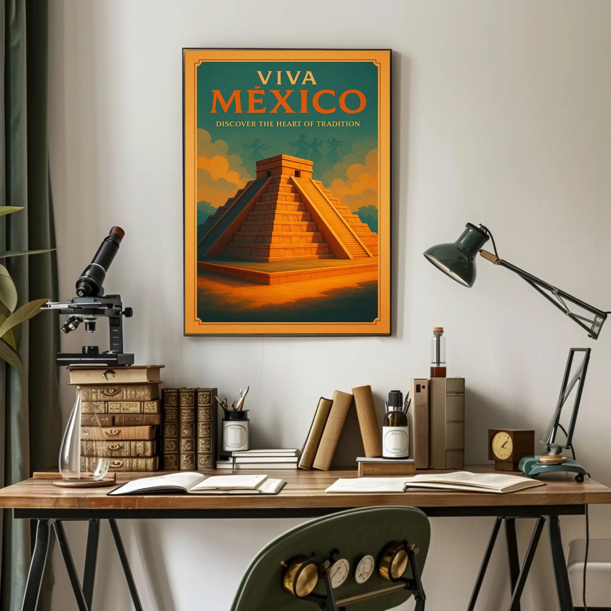 Viva México Discover the Heart of Tradition Poster PosterGoat