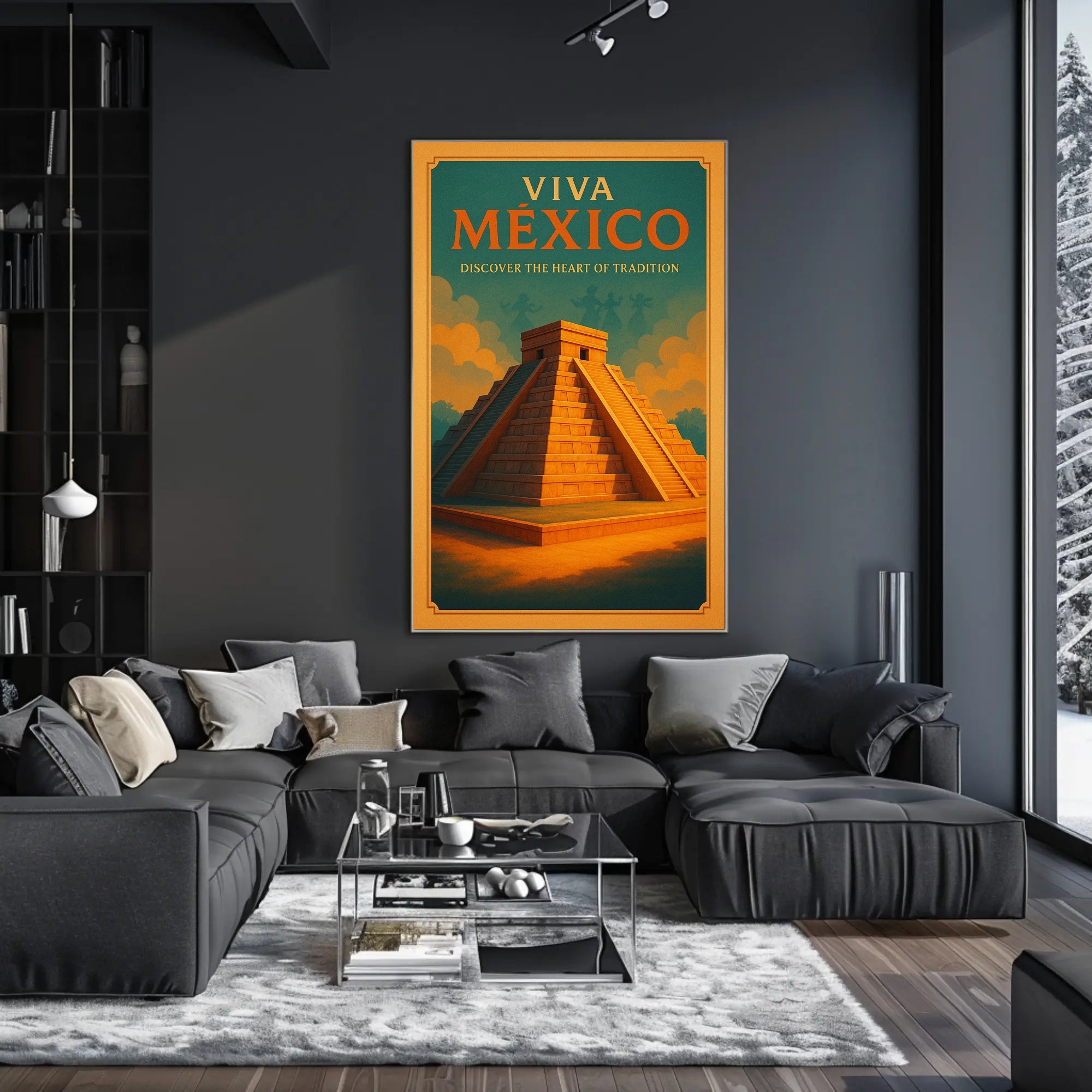 Viva México Discover the Heart of Tradition Poster PosterGoat