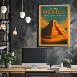 Viva México Discover the Heart of Tradition Poster PosterGoat