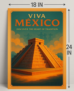 Viva México Discover the Heart of Tradition Poster PosterGoat