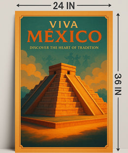 Viva México Discover the Heart of Tradition Poster PosterGoat