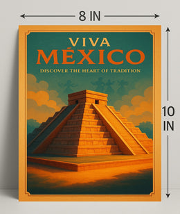 Viva México Discover the Heart of Tradition Poster PosterGoat