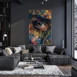 Vivid Eye Surrealism: Abstract or Artistic Poster PosterGoat