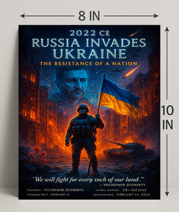 Volodymyr Zelenskyy The Resistance Of Poster PosterGoat