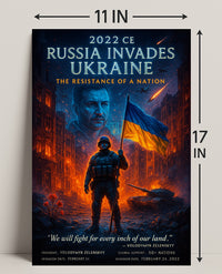 Volodymyr Zelenskyy The Resistance Of Poster PosterGoat