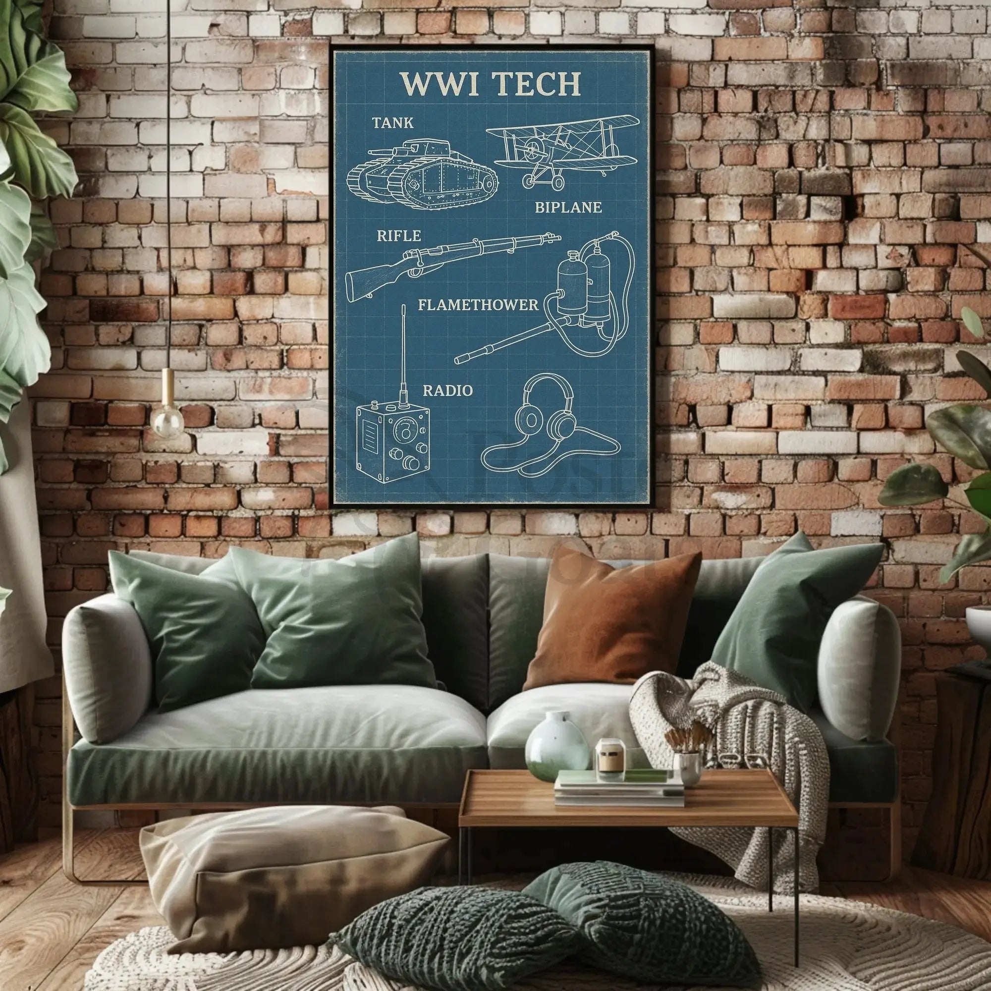 WWI Tech Innovations Historical or Presidential Poster PosterGoat