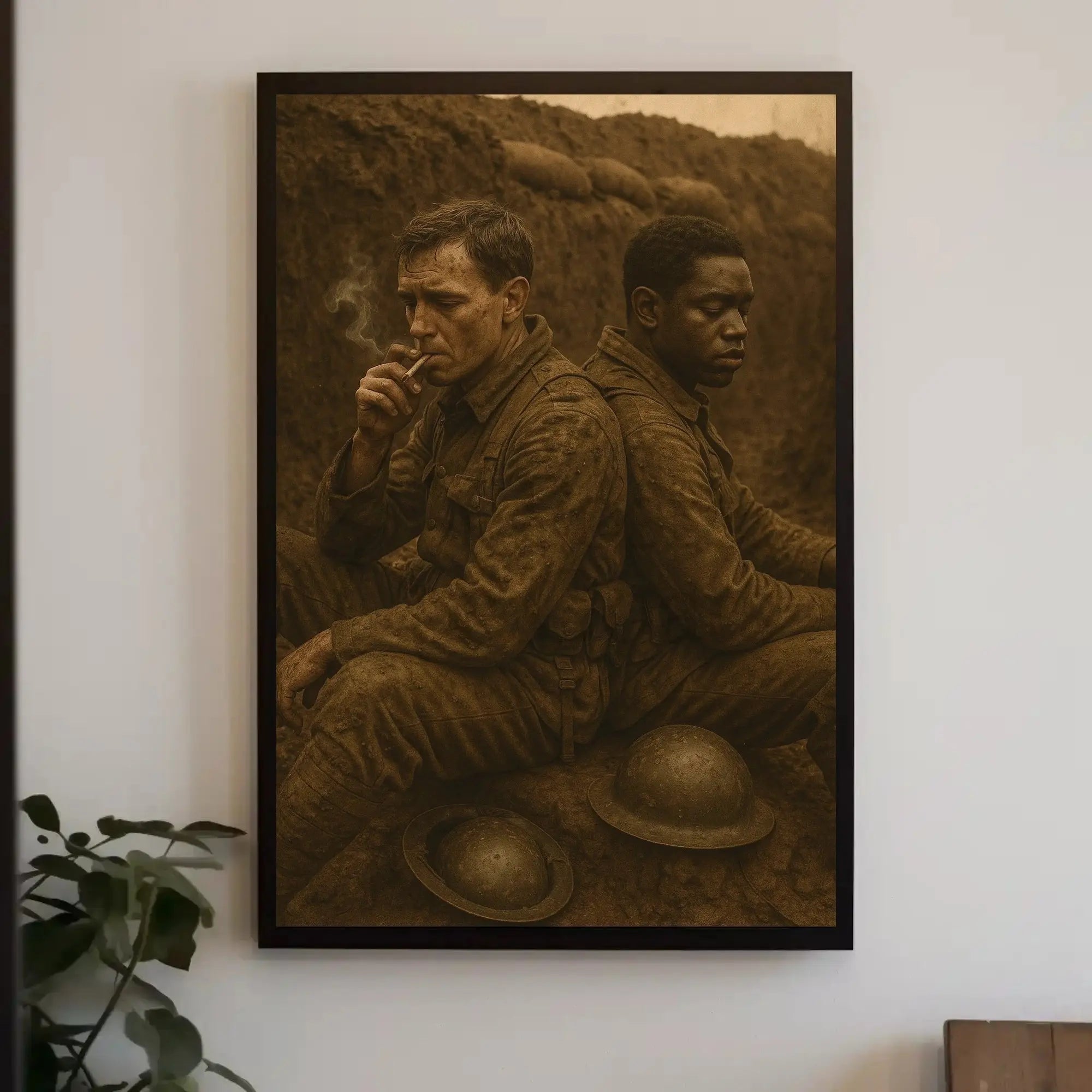 WWI Trench Soldiers Historical or Presidential Poster PosterGoat