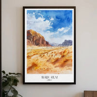 Wadi rum Travel Poster PosterGoat