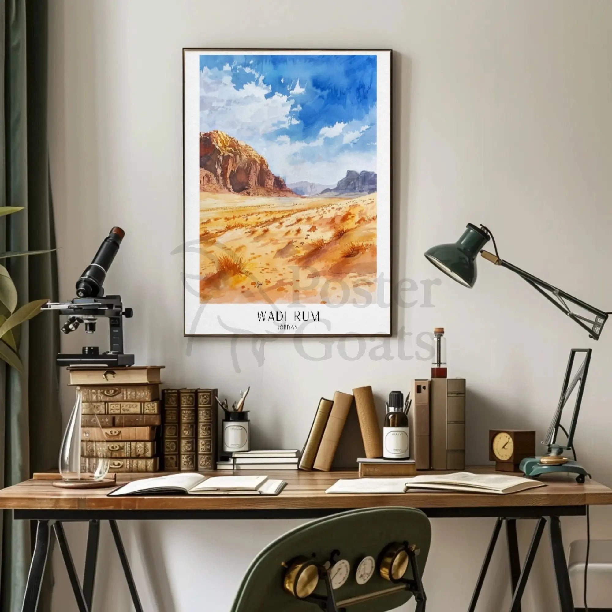 Wadi rum Travel Poster PosterGoat
