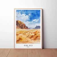 Wadi rum Travel Poster PosterGoat