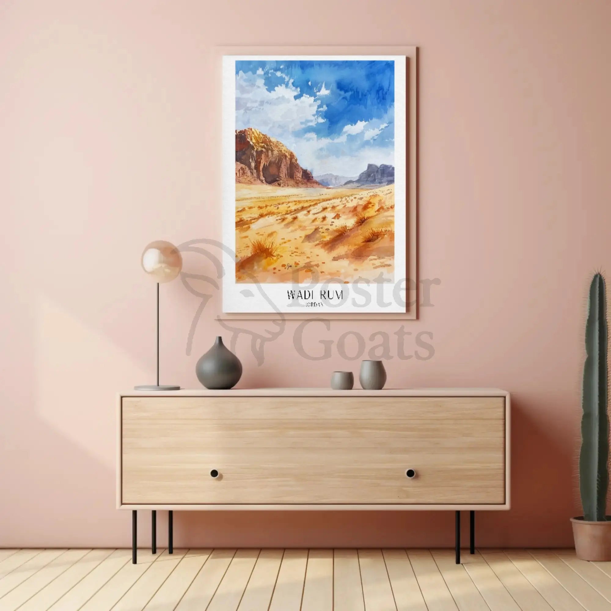 Wadi rum Travel Poster PosterGoat