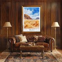 Wadi rum Travel Poster PosterGoat