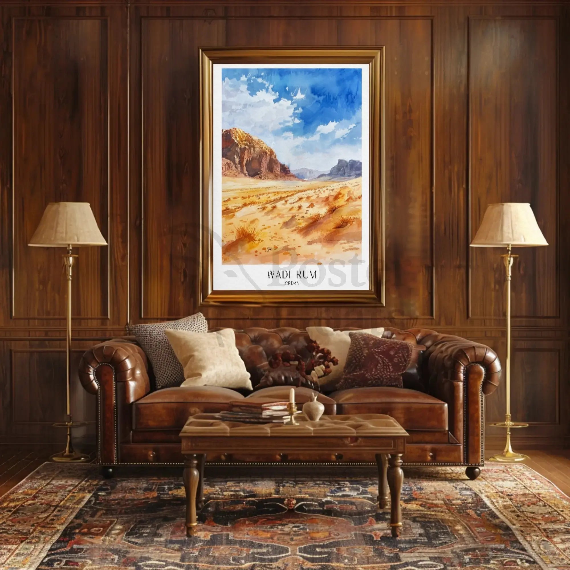 Wadi rum Travel Poster PosterGoat