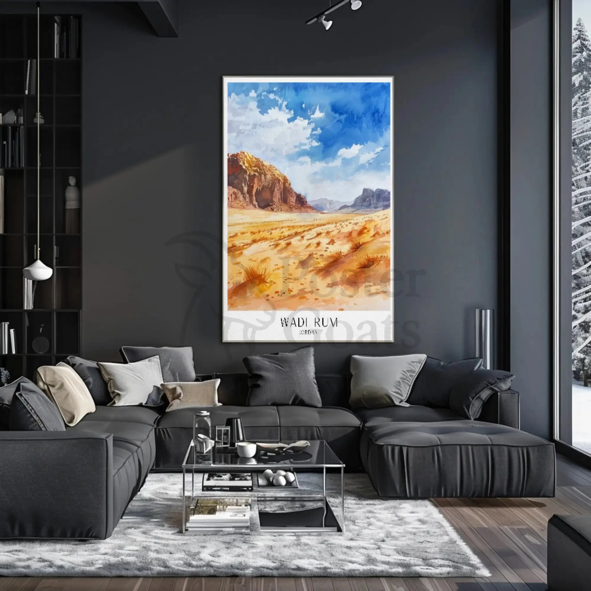 Wadi rum Travel Poster PosterGoat