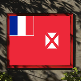 Wallis and Futuna Flag Patriotic Display Country Flag Poster PosterGoat