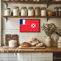 Wallis and Futuna Flag Patriotic Display Country Flag Poster PosterGoat