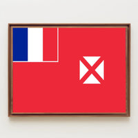 Wallis and Futuna Flag Patriotic Display Country Flag Poster PosterGoat
