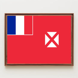 Wallis and Futuna Flag Patriotic Display Country Flag Poster PosterGoat