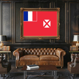 Wallis and Futuna Flag Patriotic Display Country Flag Poster PosterGoat