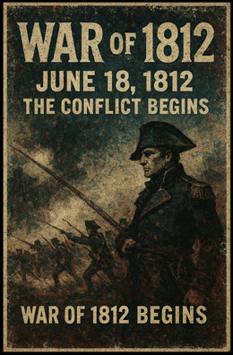 War of 1812 The Conflict Begins Poster PosterGoat