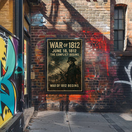 War of 1812 The Conflict Begins Poster PosterGoat