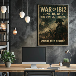 War of 1812 The Conflict Begins Poster PosterGoat