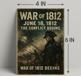 War of 1812 The Conflict Begins Poster PosterGoat