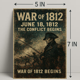 War of 1812 The Conflict Begins Poster PosterGoat
