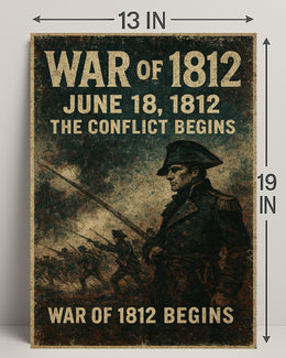 War of 1812 The Conflict Begins Poster PosterGoat