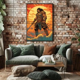 Warrior of the Sun Fantasy Art Poster PosterGoat