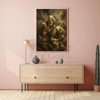 Wartime Medical Aid Realistic Historical or Presidential Poster PosterGoat