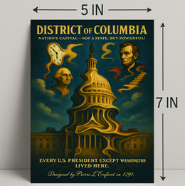 Washington And Lincoln Symbols Of The Poster PosterGoat