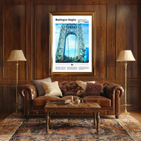 Washington Heights New York Landmark Travel Poster PosterGoat