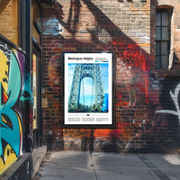 Washington Heights New York Landmark Travel Poster PosterGoat