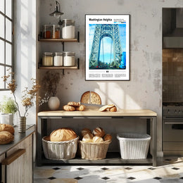 Washington Heights New York Landmark Travel Poster PosterGoat