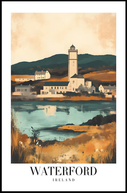Waterford Scenic View Impressionism Travel Poster PosterGoat