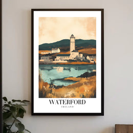 Waterford Scenic View Impressionism Travel Poster PosterGoat
