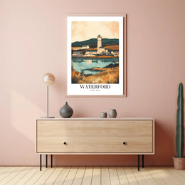 Waterford Scenic View Impressionism Travel Poster PosterGoat