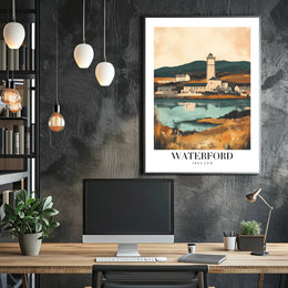Waterford Scenic View Impressionism Travel Poster PosterGoat