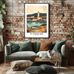 Waterford Scenic View Impressionism Travel Poster PosterGoat