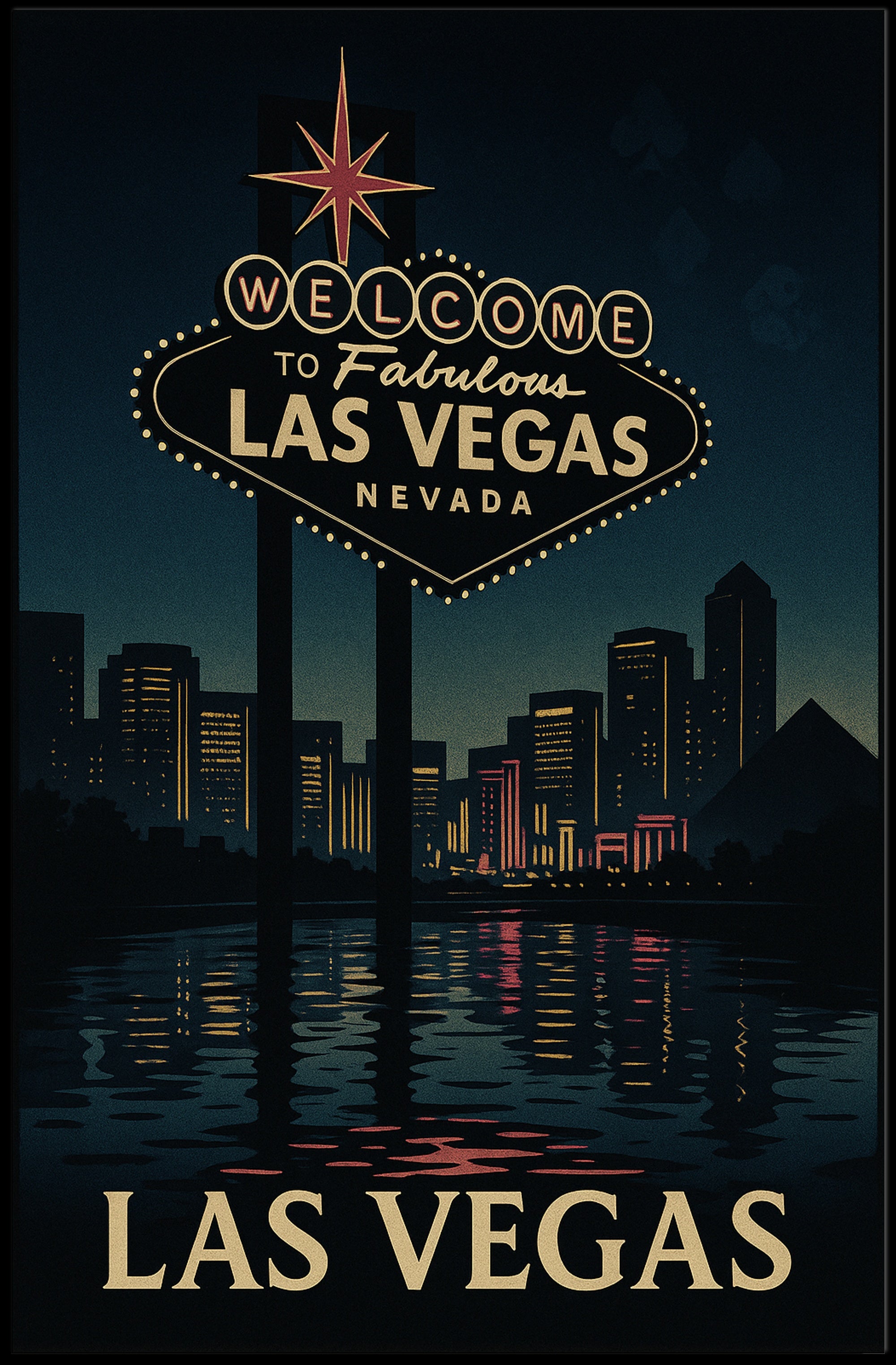 Welcome to Fabulous Las Vegas Poster PosterGoat