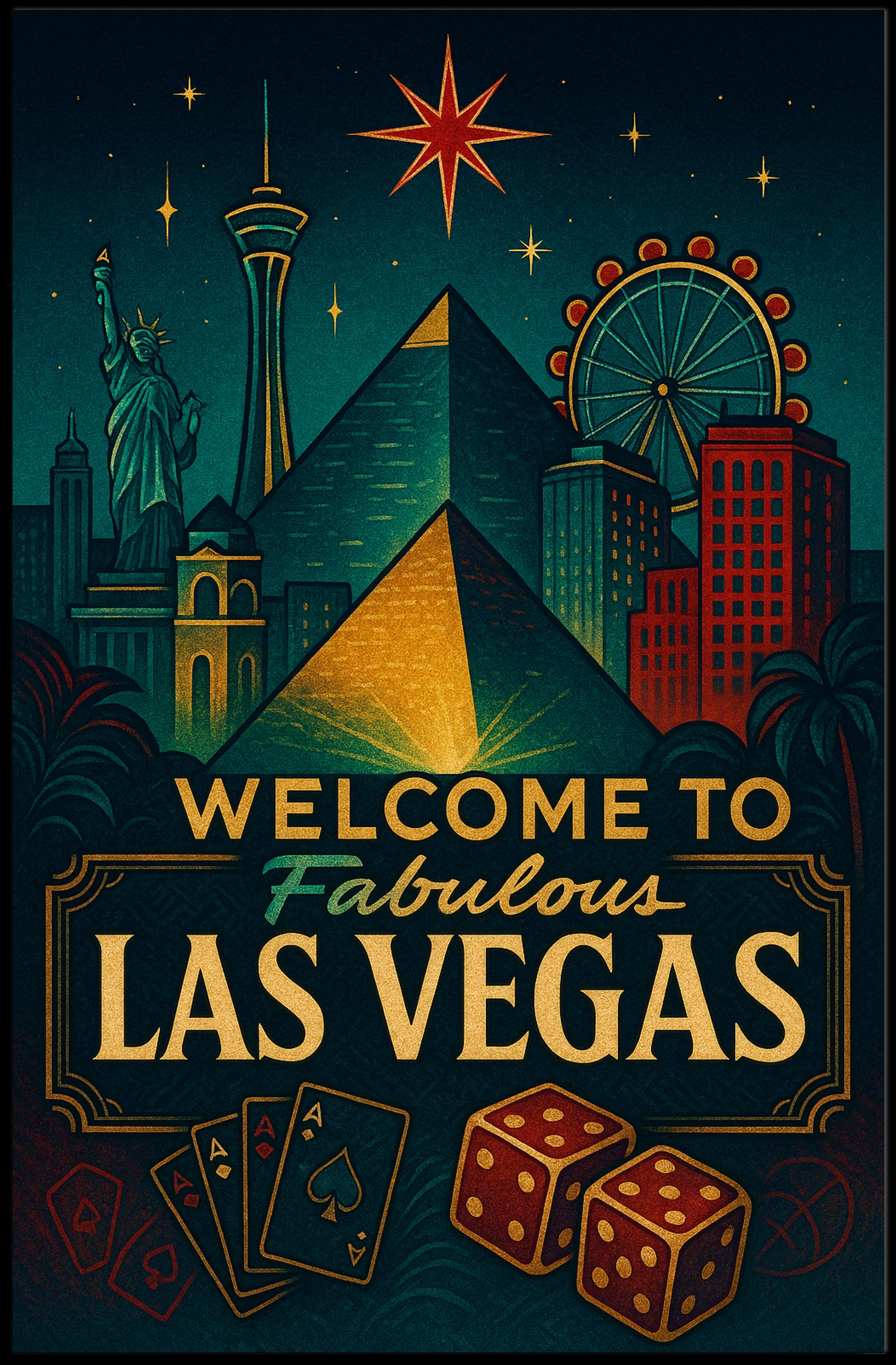 Welcome to Fabulous Las Vegas Poster PosterGoat