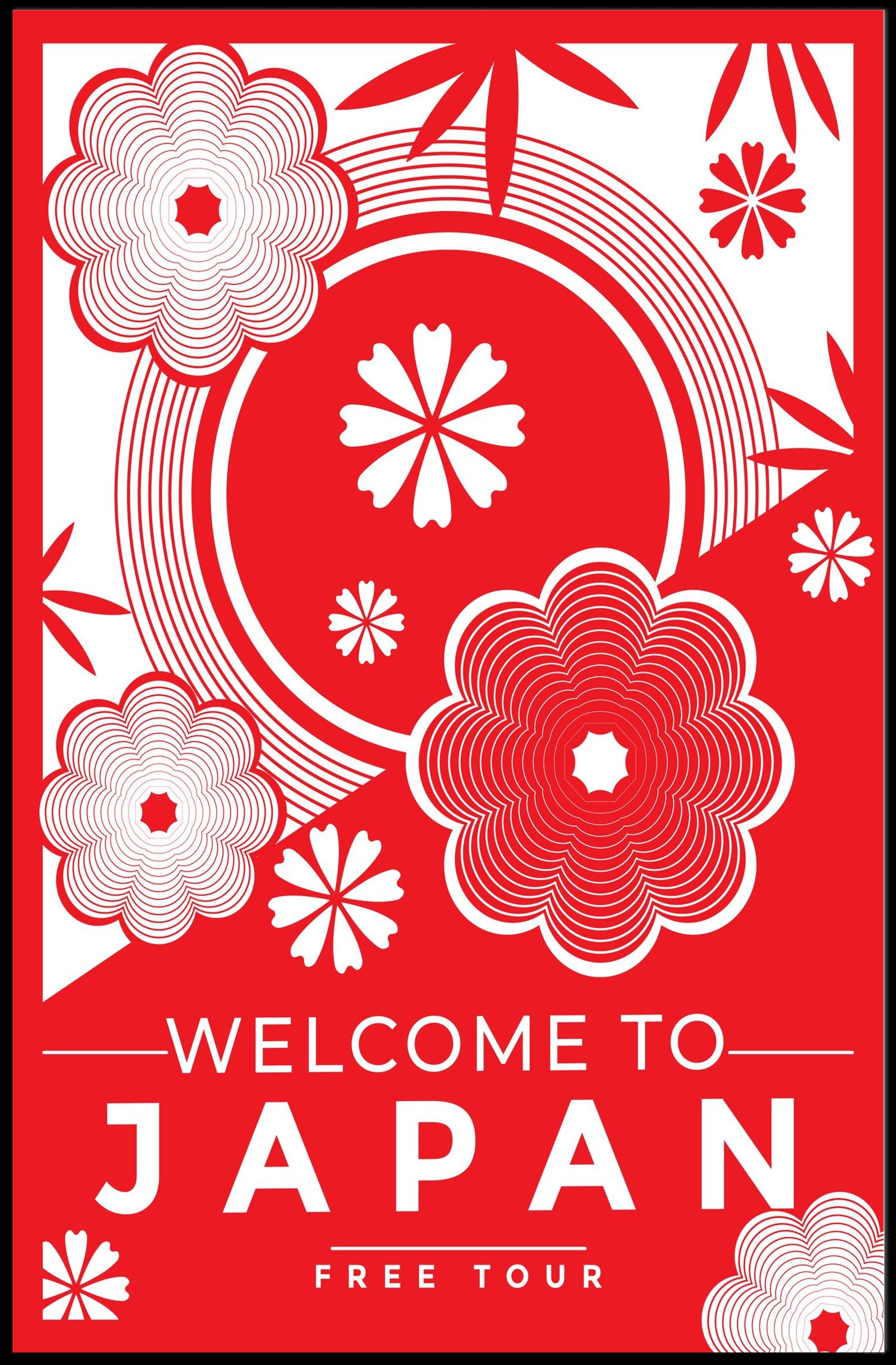 Welcome to Japan Cultural Travel Poster PosterGoat