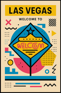 Welcome to Las Vegas Poster PosterGoat