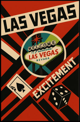 Welcome to Las Vegas Wall Art Print PosterGoat