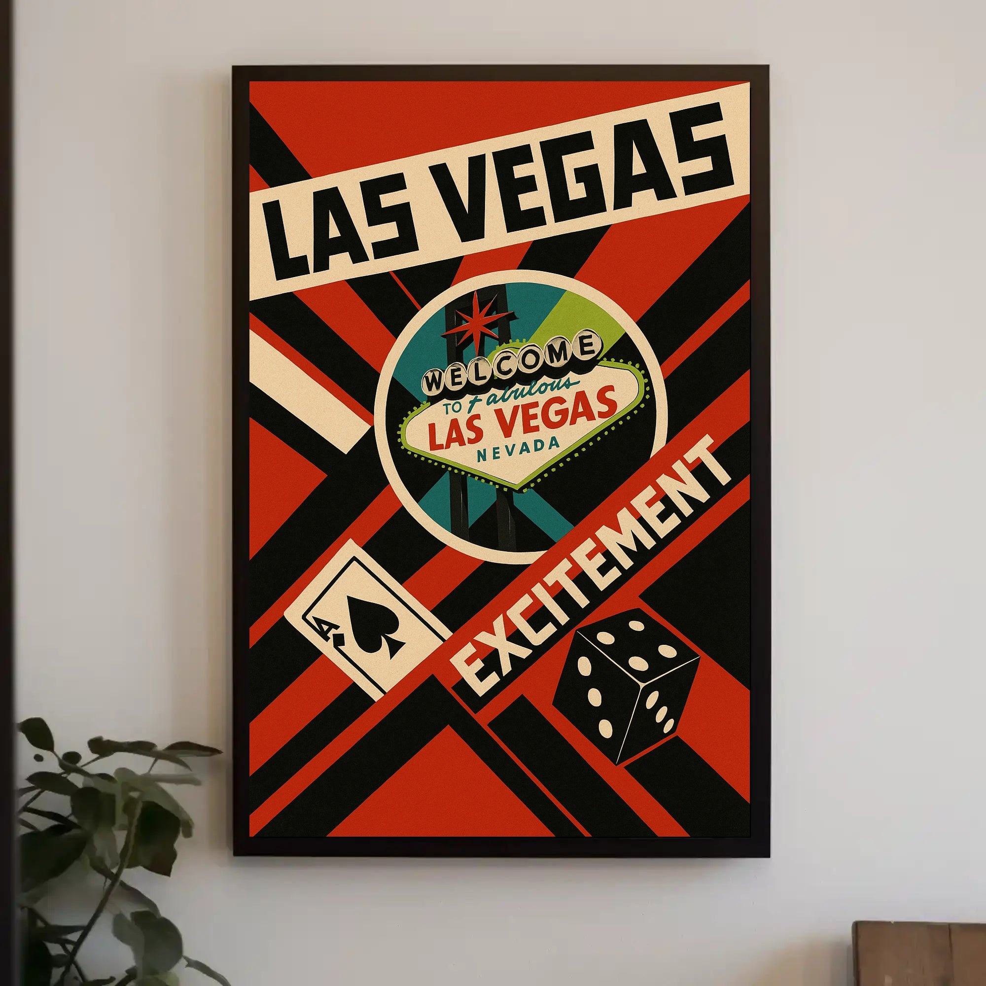 Welcome to Las Vegas Wall Art Print PosterGoat
