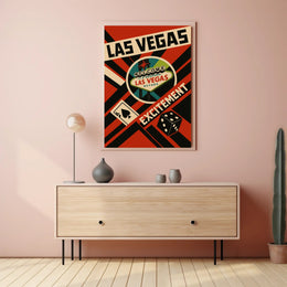 Welcome to Las Vegas Wall Art Print PosterGoat