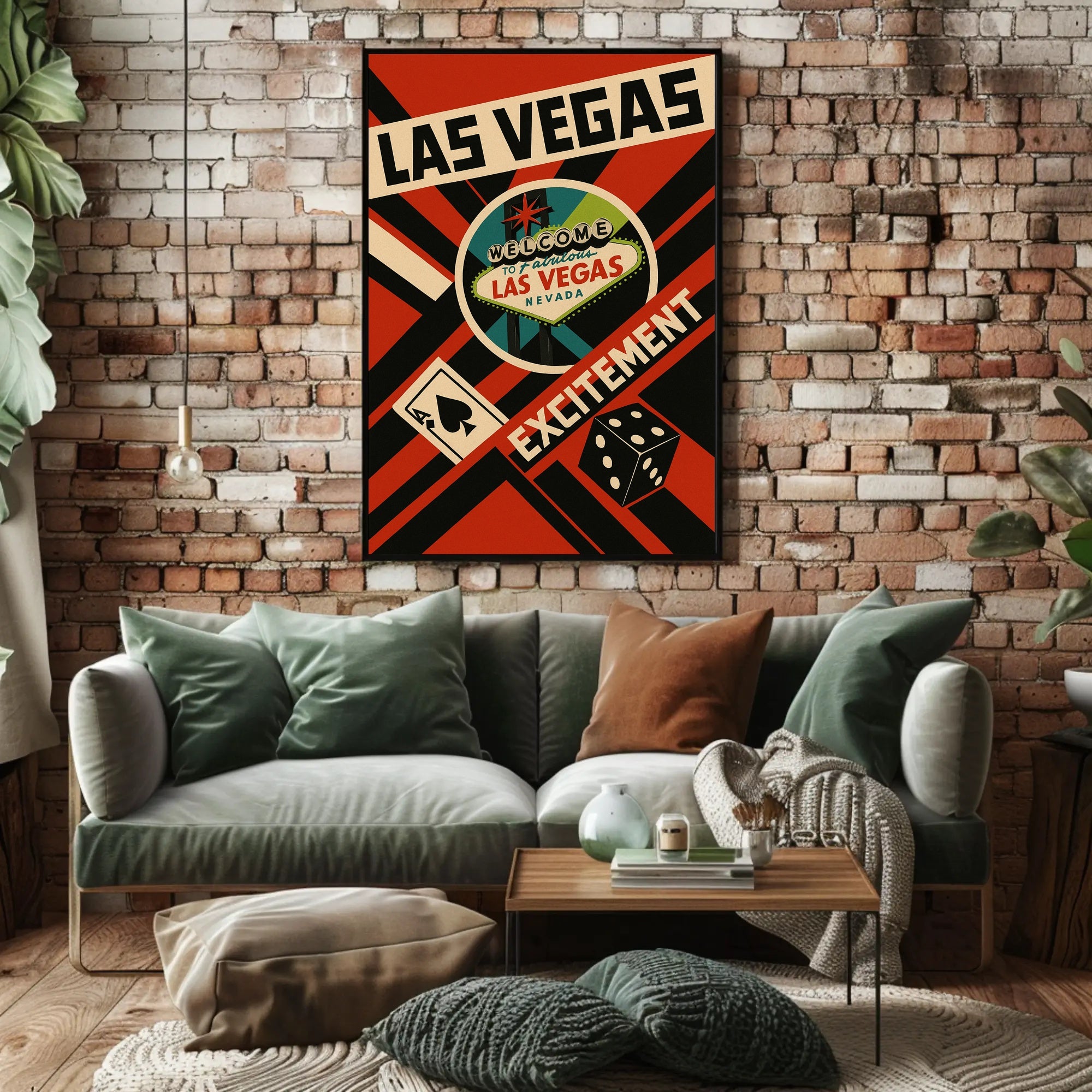 Welcome to Las Vegas Wall Art Print PosterGoat